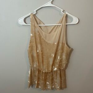 Alice + Olivia sequin top